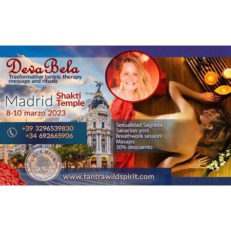 masaje tantra gay madrid|Deva Bela Masajes Tantra Madrid